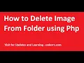 Delete Image From Folder Using Php