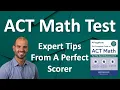 PrepPros ACT Math Test Full Explanation By Perfect Scorer Math Equations Strategies