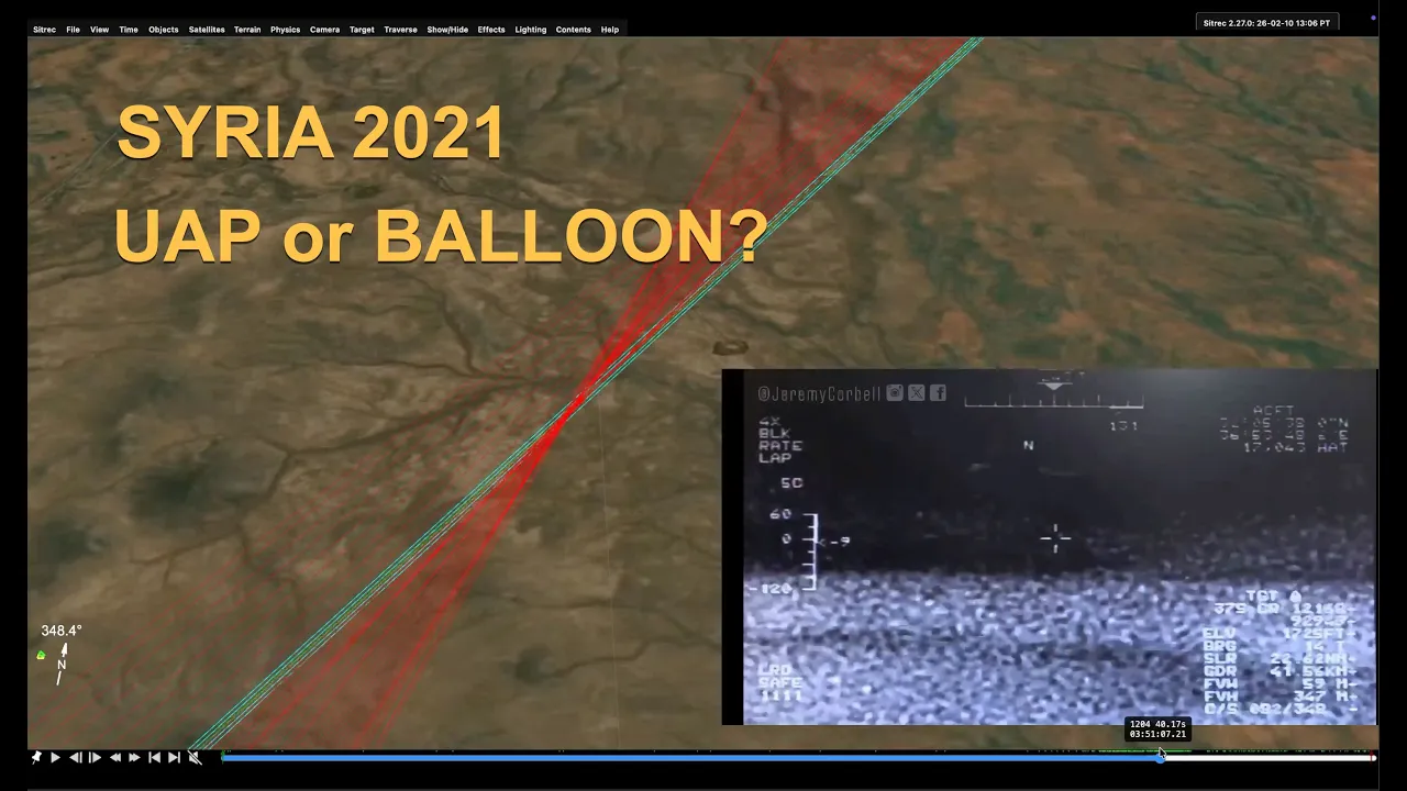 Syria 2021 Leak - UAP, or Balloon?