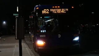 MTA NYCT Bus On Board New Flyer XDE40 B62 Bus From Downtown Bklyn to LI City FULL ROUTE