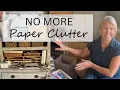 Massive Paper Decluttering - Simplify Your Life and Get Rid of Your File Cabinet