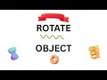 How to Rotate Objects in Blender