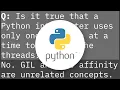 On what CPU cores are my Python processes running