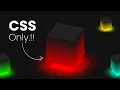 Ambient Light Effects CSS 3D Glowing Cube Animation Effects OnlineTutorialsYT
