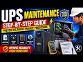 UPS Maintenance Procedure Explained Complete Preventive Maintenance Guide for Electrical Engineers