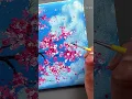 Easy Cherry Blossom Painting for Beginners