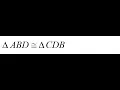 How to Decide if a Triangle Congruence Statement Is True Geometry Tutorial 43