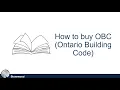 How to Buy Ontario Building Code OBC 2024 Save Money Best Option Explained
