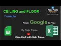 22 Master CEILING FLOOR Functions in Excel Google Sheets Simplified by a Googler
