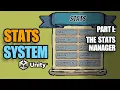 Creating A Stats System in Unity Part I Coding the System