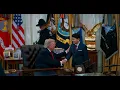 President Trump Welcomes Hero Lifeguard Ryder Williams to the Oval Office