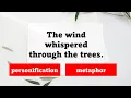 Personification or Metaphor Quiz Figurative Language ESL For English Students of All Ages