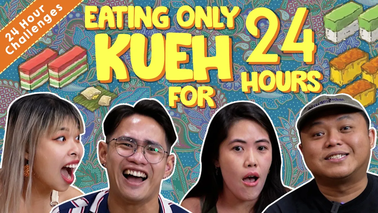 We Only Ate KUEH For 24 Hours!   24 Hour Challenges   EP 9