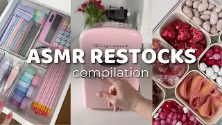 asmr restocks satisfying u0026 aesthetic tiktok compilation