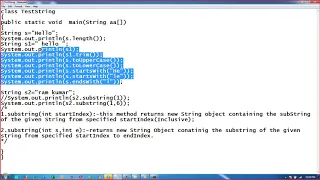 String String Handling String String Buffer String Builder String Tokenizer In Hindi - 123