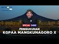 Lagu Pengukuhan KGPAA Mangkunegara X