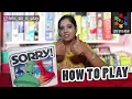 SORRY - How to Play HINDI RULES N REVIEW sorry board game Lets Sit n Play