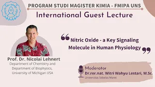 International Guest Lecture - Nitric Oxide
