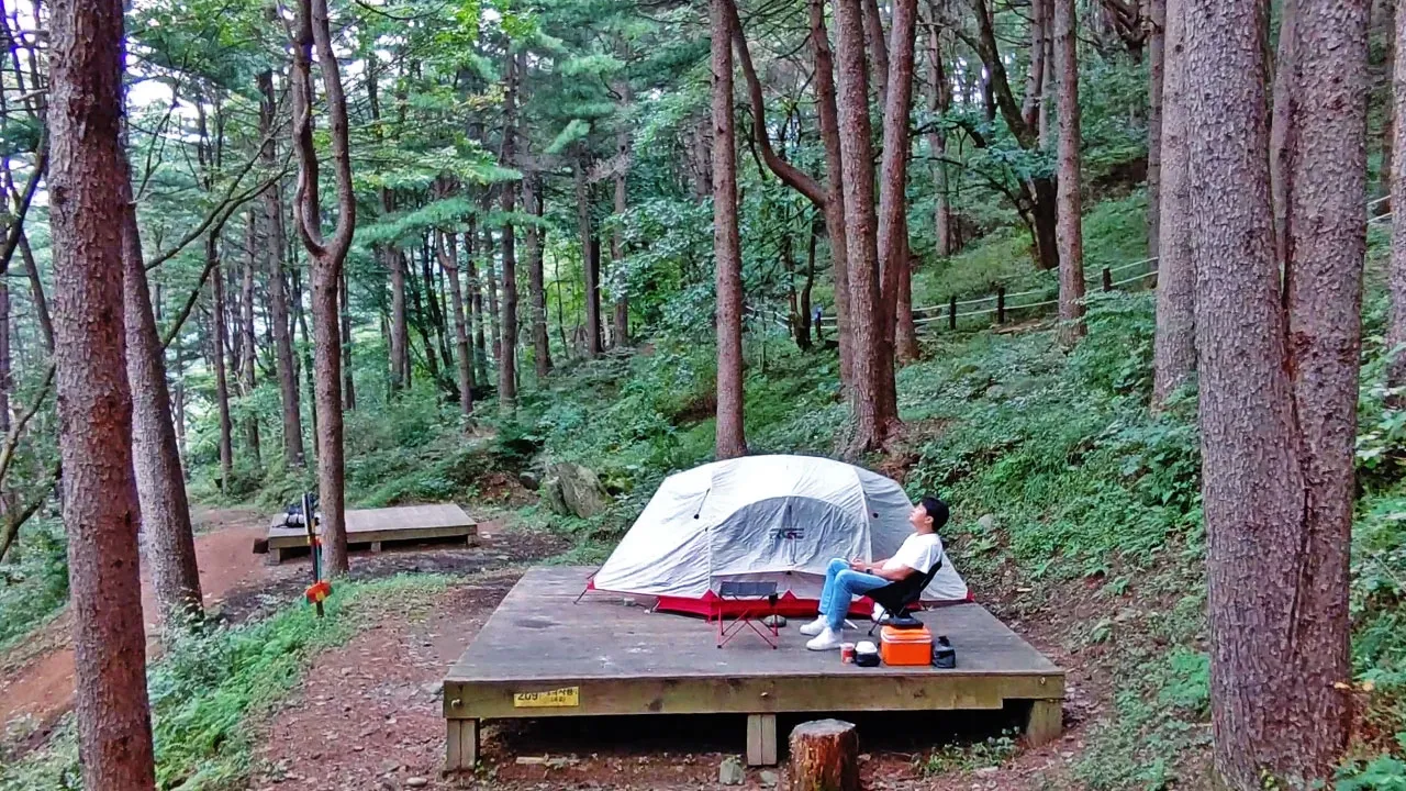 チュンニョン山 自然休養林 野営場