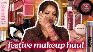 🚨Diwali Nykaa Haul👀💃🏽New Makeup For Festive Time✨