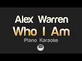 Download Lagu Alex Warren - Who I Am (Karaoke)