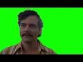Pablo Escobar Looking Happy and Smoking - Narcos Green Screen