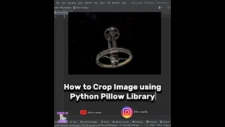 How to crop an image using python pillow library