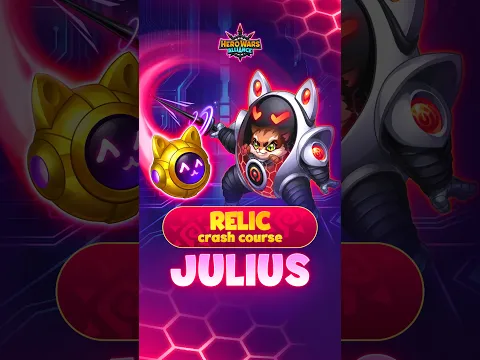 Think Julius is all about shields? Think again!😼 #herowarsalliance #julius #relic