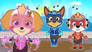 CINCO BEBÉS 🐾 Las Mejores Canciones con La Patrulla de Super Perros