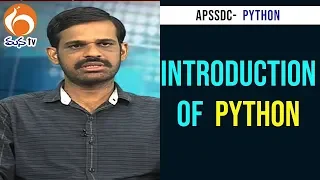Introduction of Python Python Training Program APSSDC MANA TV
