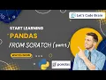 Pandas Tutorial for Beginners Learn Data Analysis EDA with Python Part 1