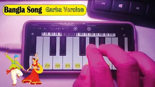 best garba mix bangla song garba version mobile piano tutorial