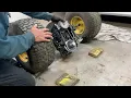 How to replace remove your Transmission drive Belt Clutch on your D100 D105 John Deere