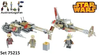 Lego Star Wars 75215 Cloud-Rider Swoop Bikes - Lego Speed Build Review