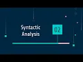 Semantic Analysis Syntactic Analysis Sayam Tak - 20BCE1454