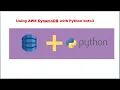 AWS DynamoDB CRUD Operations With Python