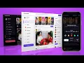 Responsive Social Media Website With Theme Customization Using HTML CSS JavaScript