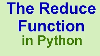 Python Tips Tricks The reduce Function in Python
