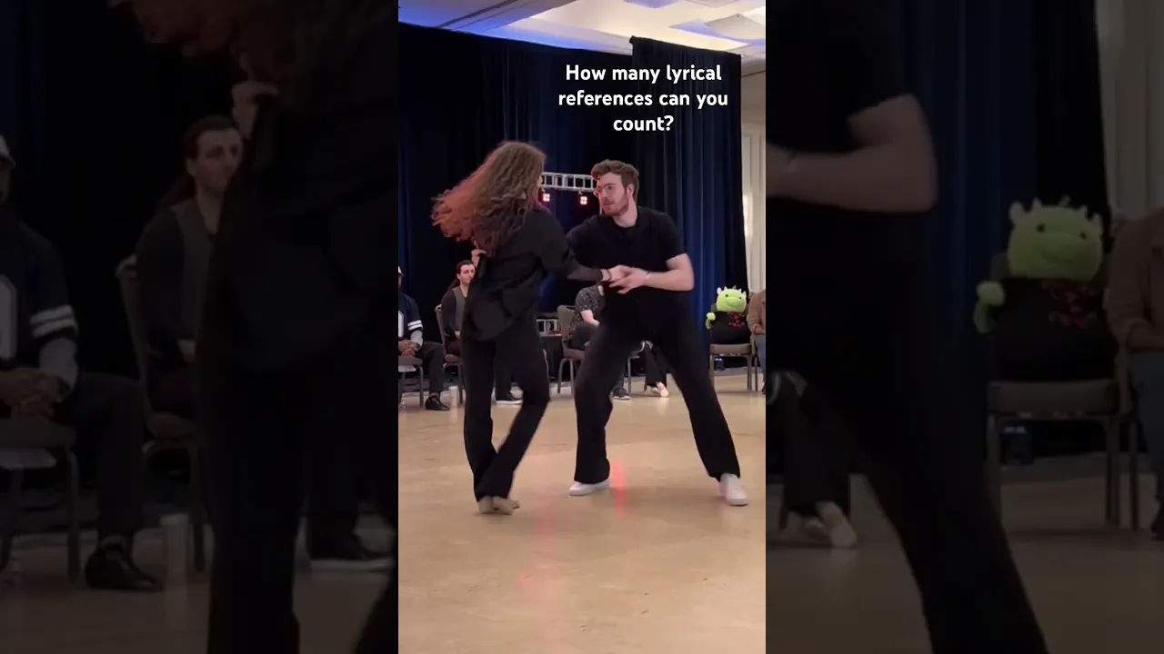 Dancing like nobody’s watching 🕺💃 #westcoastswing #improv #dance #competition #wcs