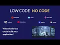 No Code vs Low Code What should you use for your app