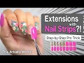Wait You Can Extend Nails with Semi-cured Gel Nail Strips Full Step-by-Step Guide ASKA NAILS