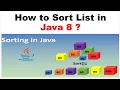 How To Sort A List Using Java 8 different ways
