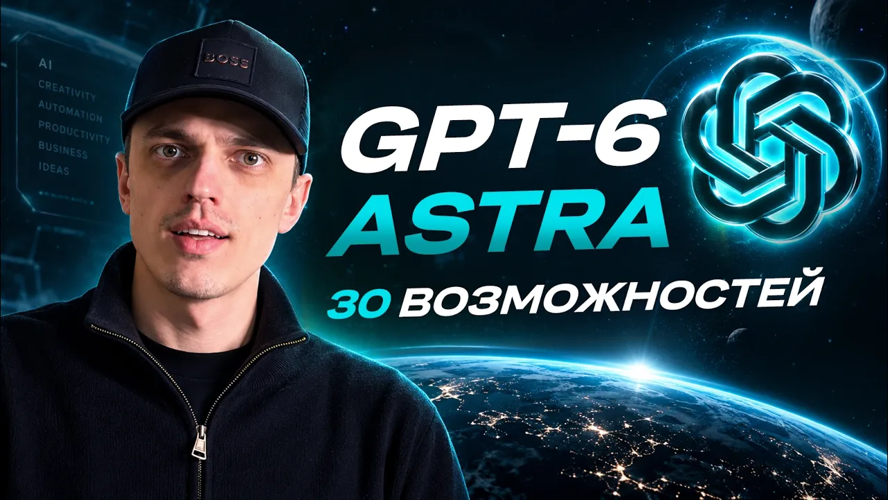 GPT-6 Astra 30 функций | Переезжаю с Claude Code на Codex: video thumbnail