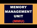 L1 2 Memory Management Basics - Memory Management Unit MMU