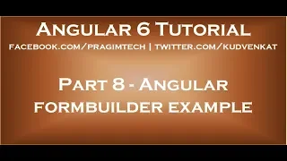 Angular formbuilder example