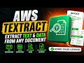 AWS Textract Full Tutorial Document Text Extraction Forms Tables RAG Pipeline