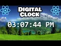Build this digital clock with React