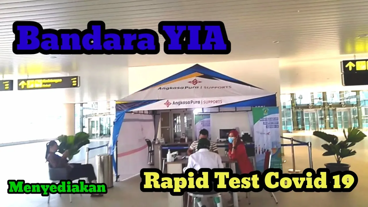 Check In di Bandara YIA Kulon Progo pada Masa Pandemi Covid-19. 