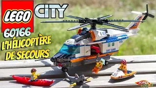 LEGO CITY l'Helicoptere de Secours 60166 Sauvetage en mer Requin Review Speed Build