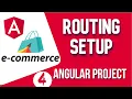 Angular project tutorial Routing Add Routing for E-commerce Project